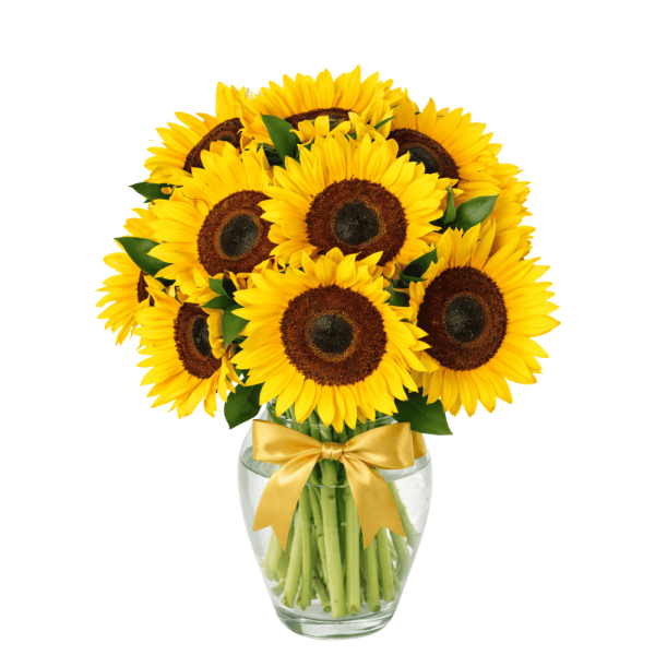 Jarrón con Girasoles