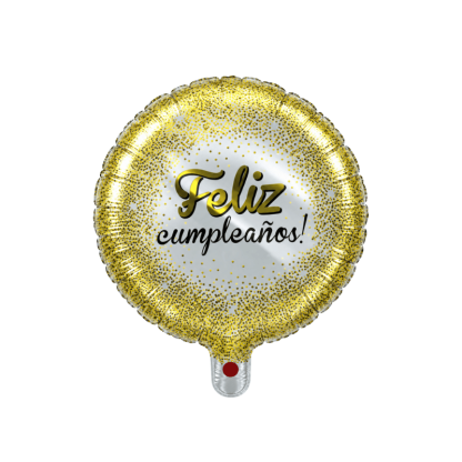 Globo Feliz Cumpleaños 9" Elegante
