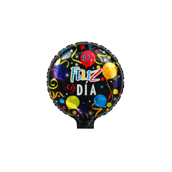 Globo Feliz Día 5" Elegante