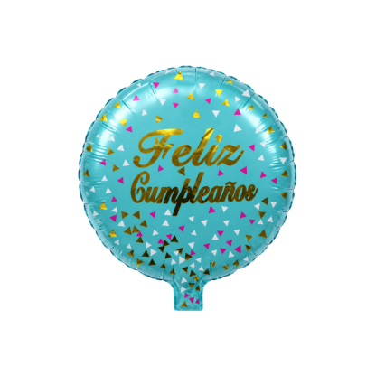 Globo Feliz Cumpleaños 9" Festivo